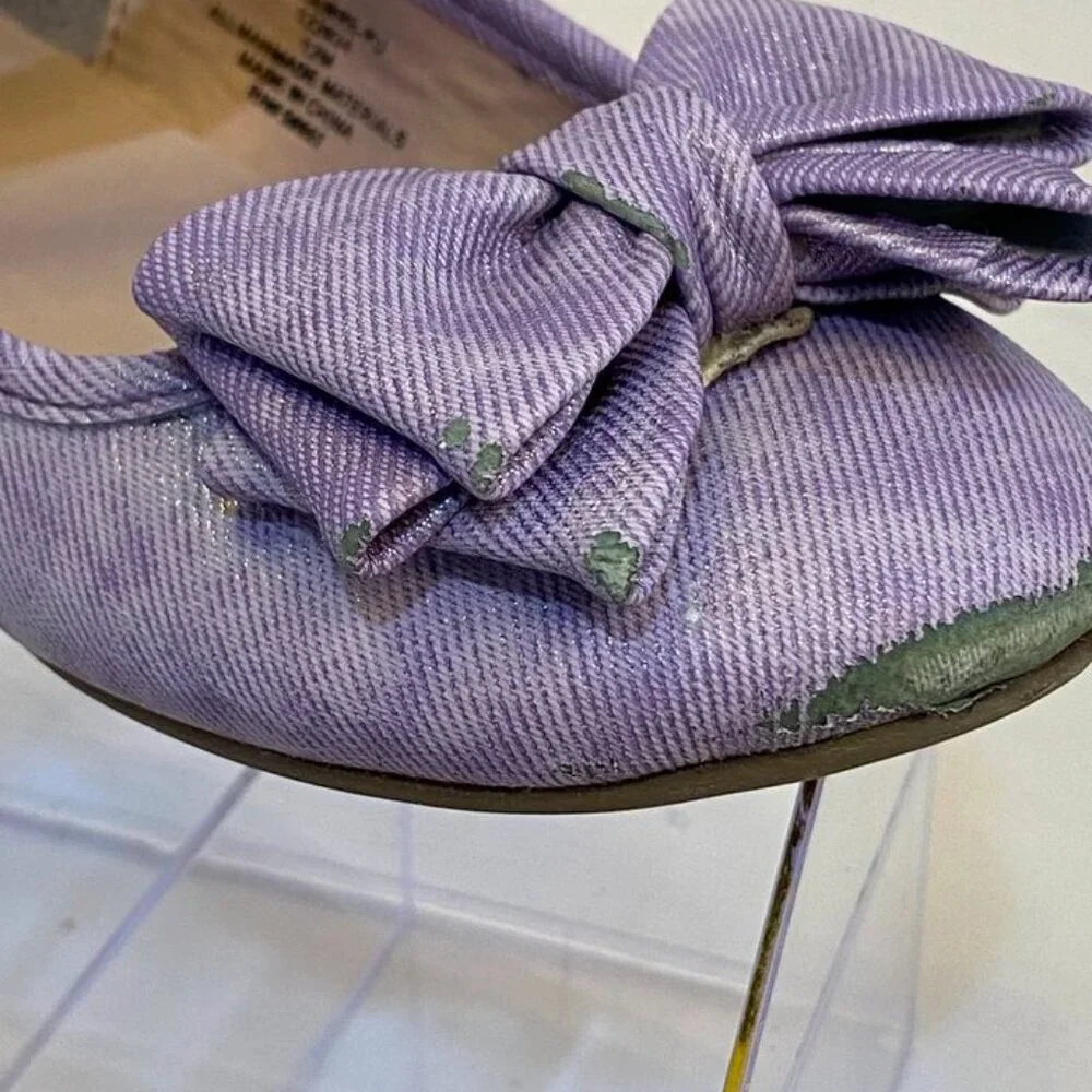 3/$20 Bundle •Nordstrom Purple Mary Jane Glitter Toddler Girl Shoes Lavender 12M